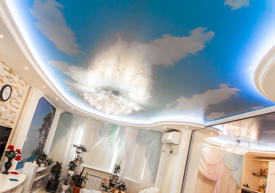 Заказать потолок с фотопечатью в г. Великий Новгород