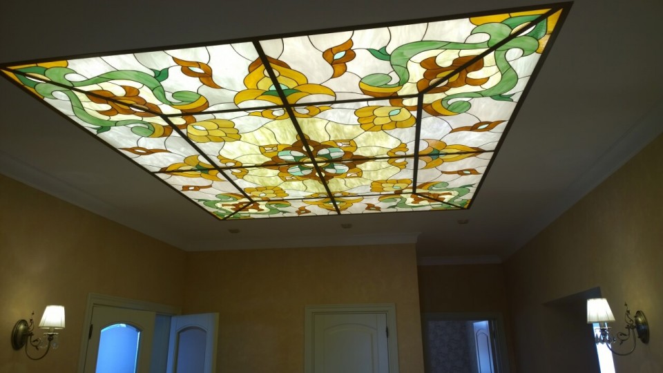 Заказать световой потолок с фотопечатью в г. Великий Новгород